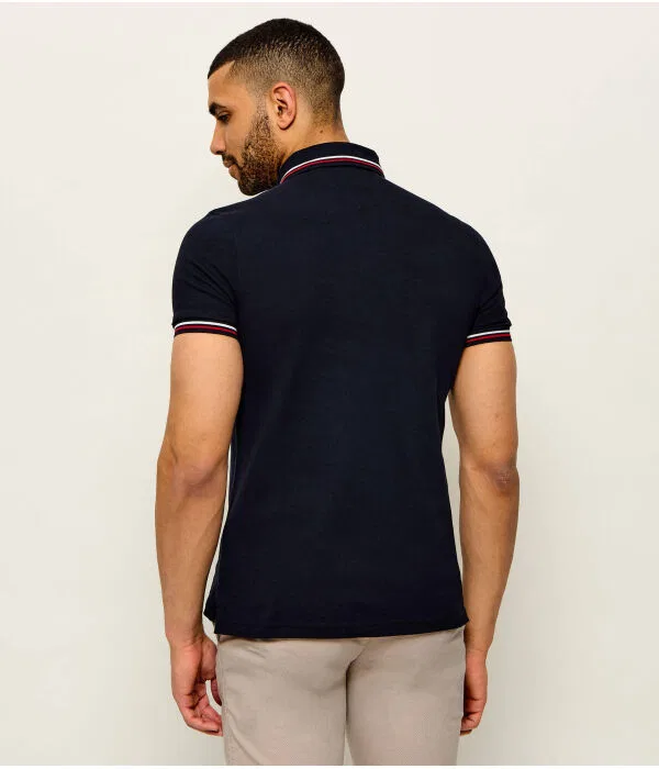 Мужское поло Slim Fit Tommy Hilfiger, Blu Marino — фото 3