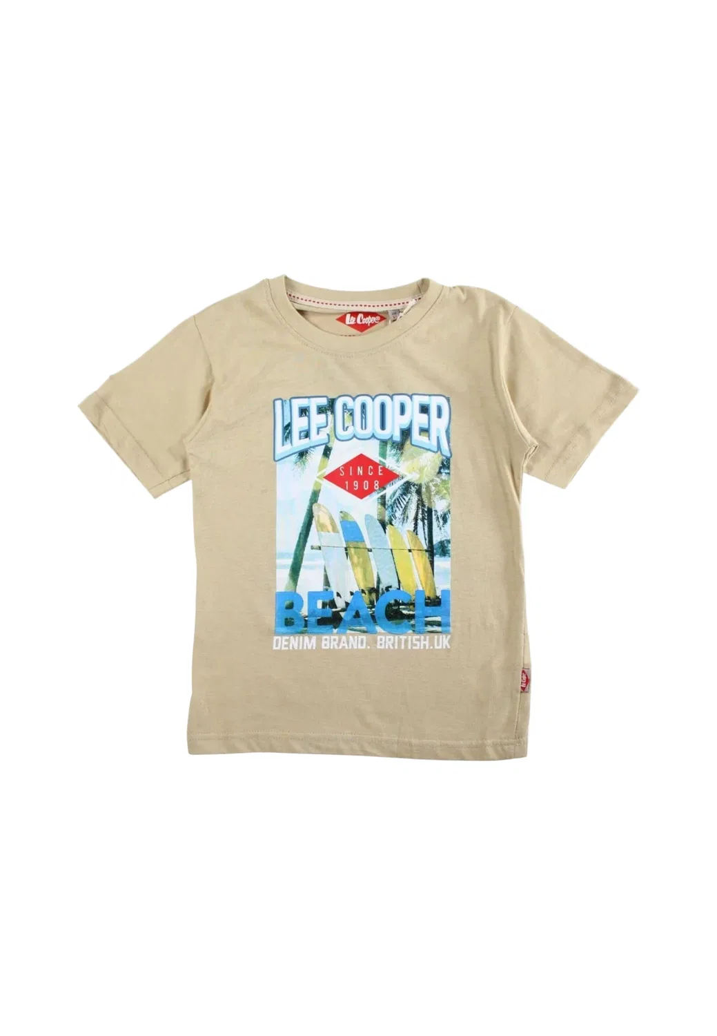 Imprimé - футболка с принтом Lee Cooper, Beige — фото 2