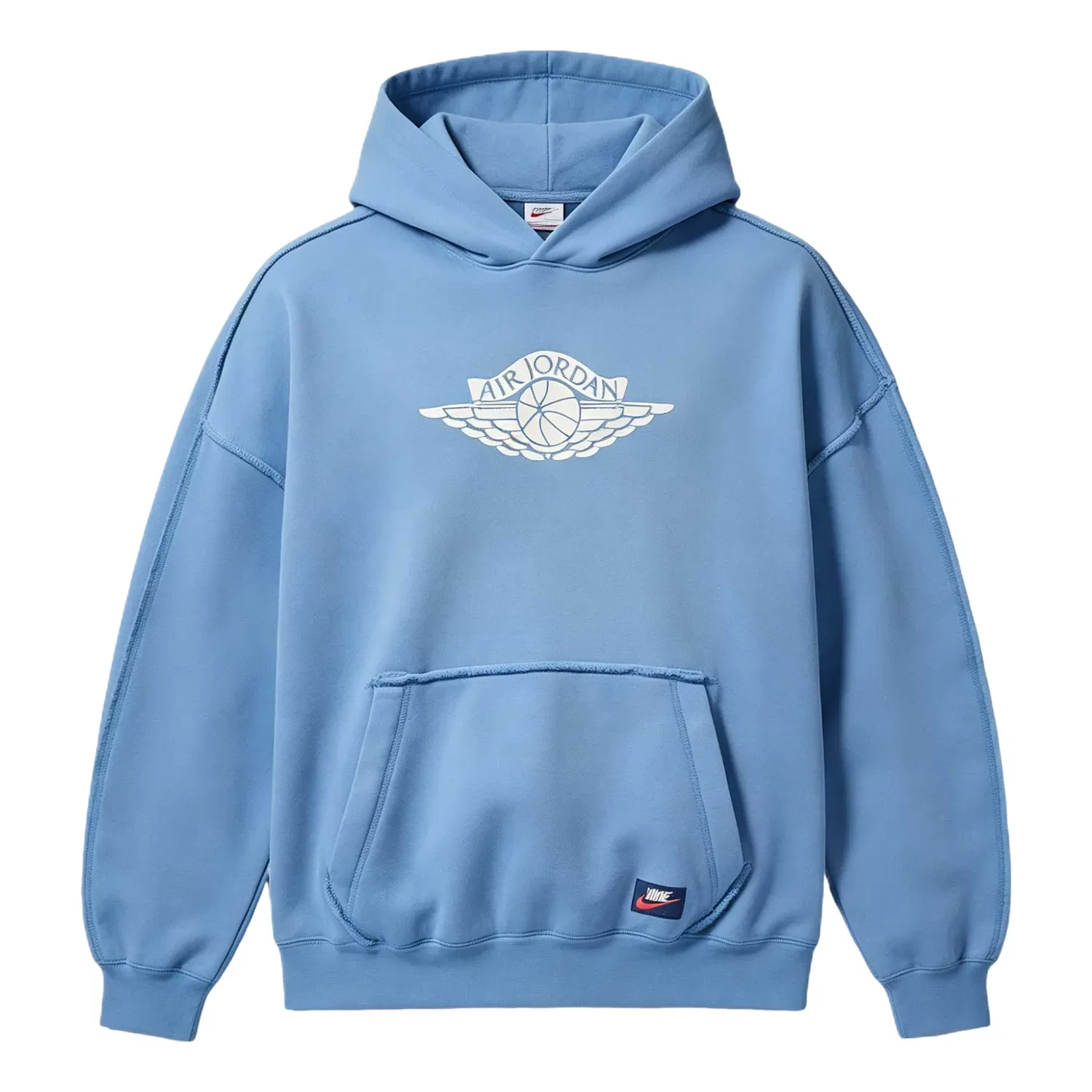 Мужское худи Flight Wings Hoodie 'Blue Beyond Sail' Jordan, Blue Beyond/Sail