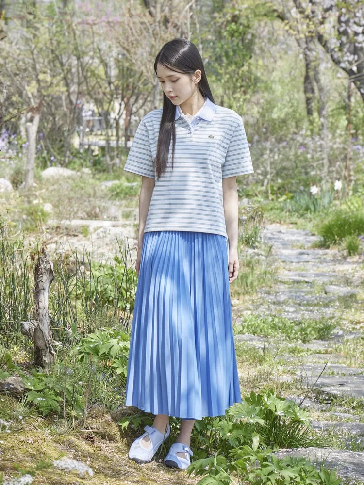 Юбка длинная LACOSTE Essential, плиссированная, Royal Blue