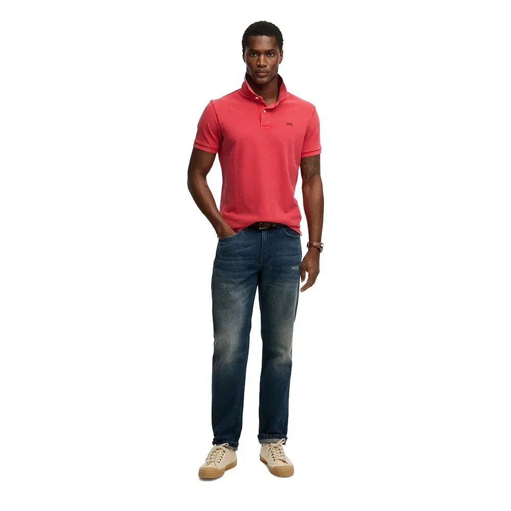 Свитер Classic Pique Superdry, красный — фото 4