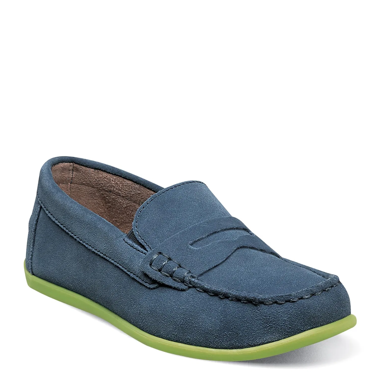 Детские мокасины для мальчиков с замшевым верхом Jasper Driver Jr Florsheim, Su Di Blu — фото 2