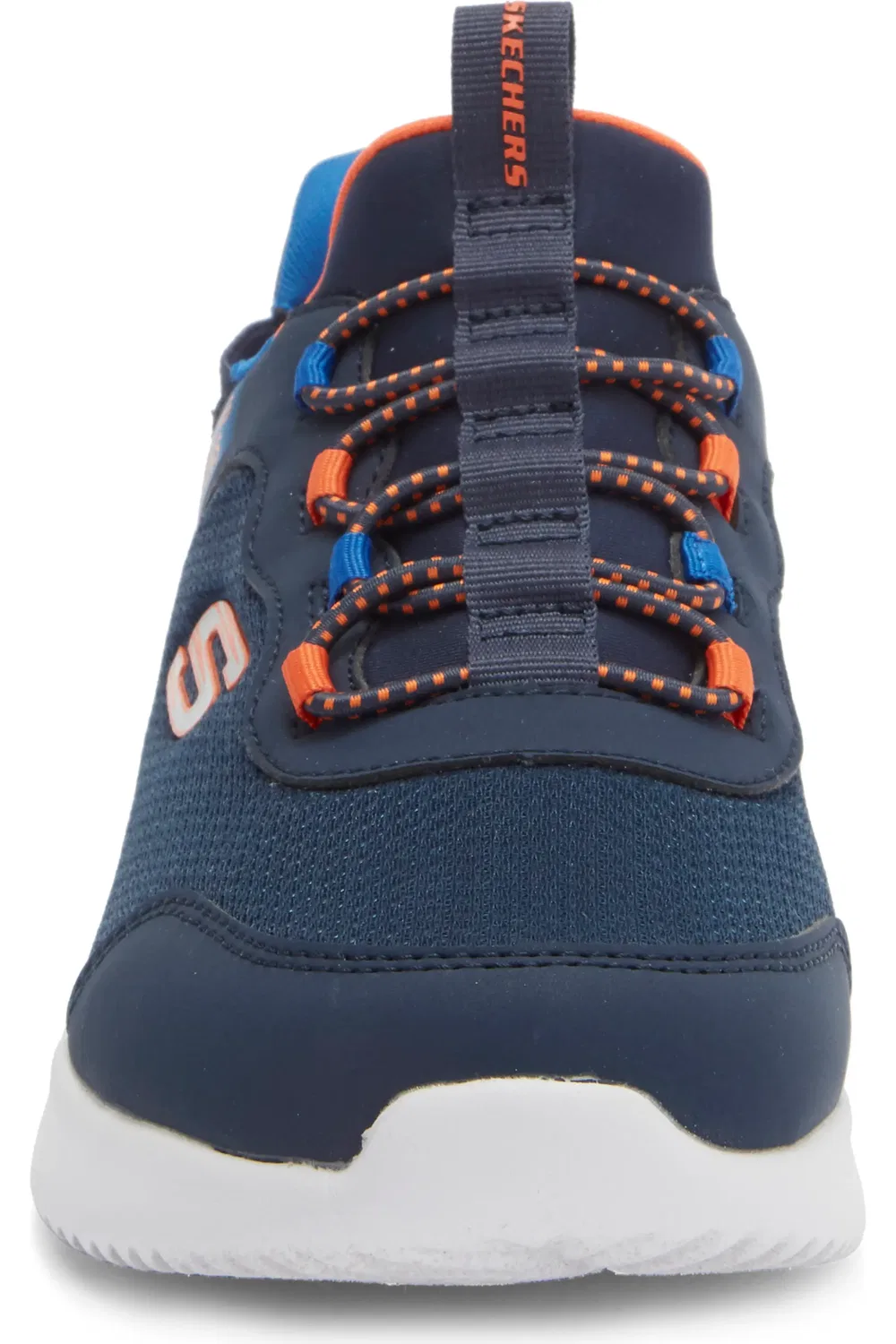Кроссовки детские slip-in на пене с эффектом памяти Bounder SKECHERS, темно-синий — фото 4