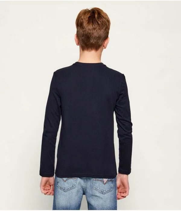 Детский комплект лонгсливов 2-Pack Relaxed Fit Tommy Hilfiger, зеленый — фото 4
