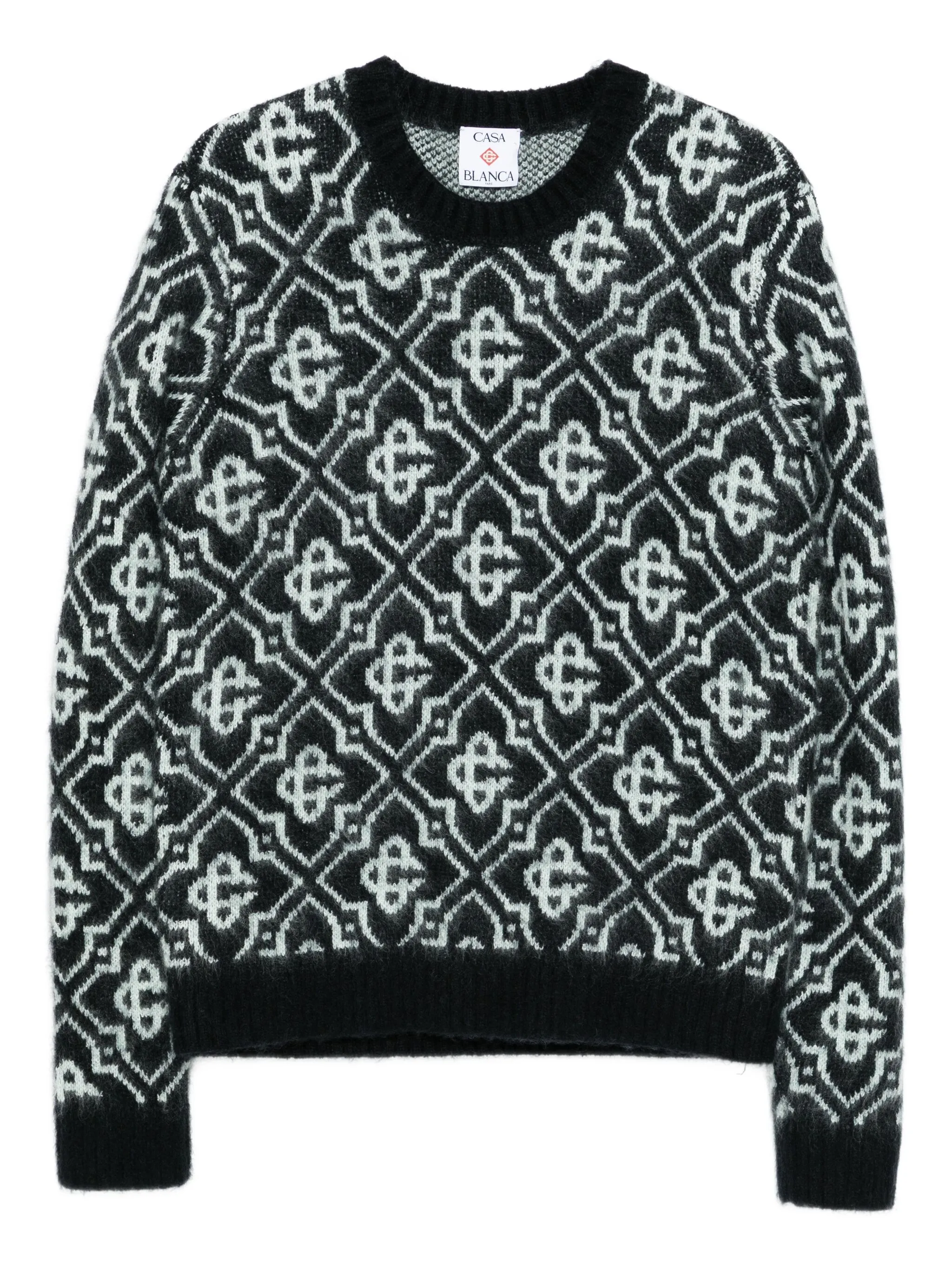 

Джемпер с монограммой Casablanca, серый