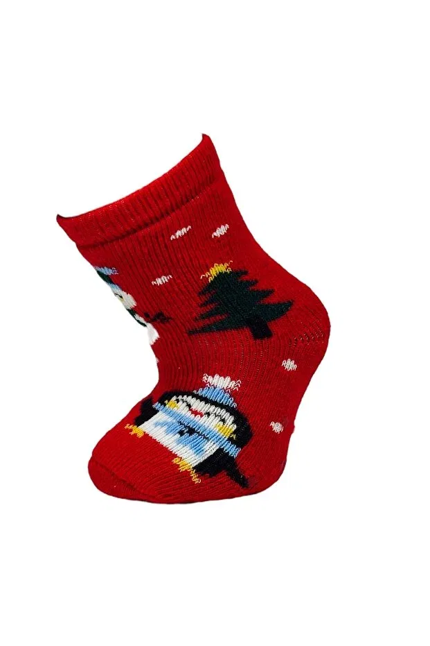 Детский набор носков с новогодним принтом Just Socks, Мультиколор — фото 4