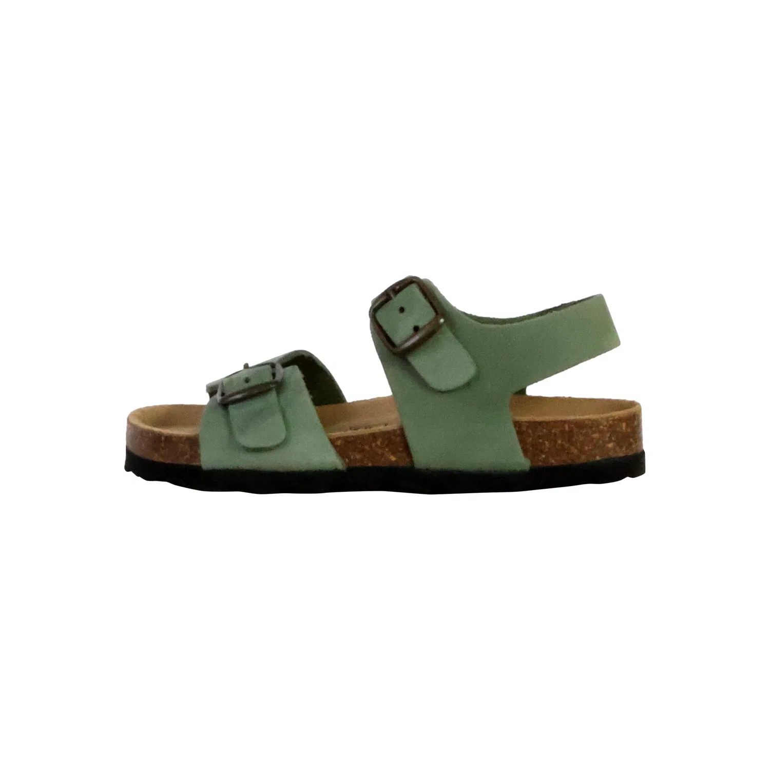 Мюли детские кожаные Divine Factory, зеленый
