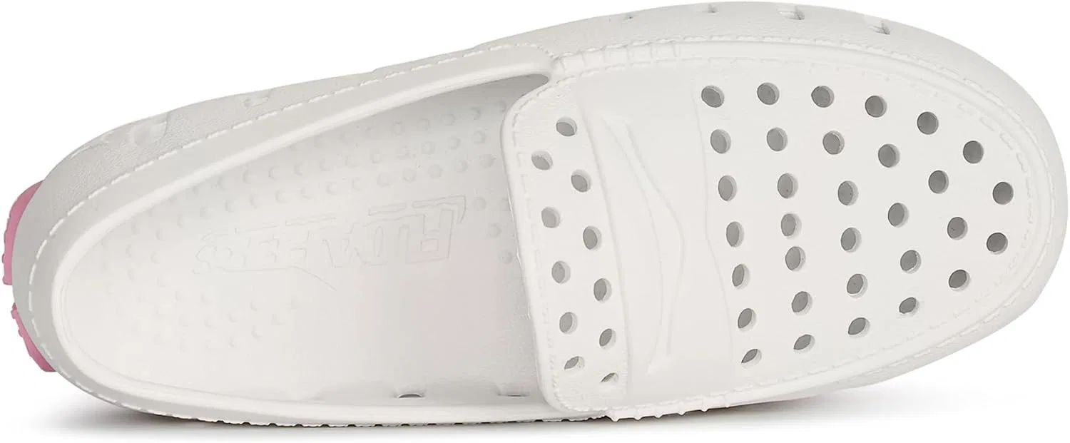 Детские туфли-лоферы Prodigy Driver Floafers, Bright White/Sweet Lilac — фото 2