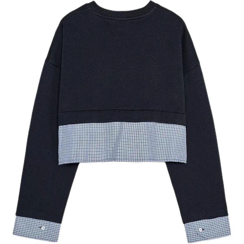 Женская толстовка с длинным рукавом Sea Blue ZARA, Sea Blue — фото 3