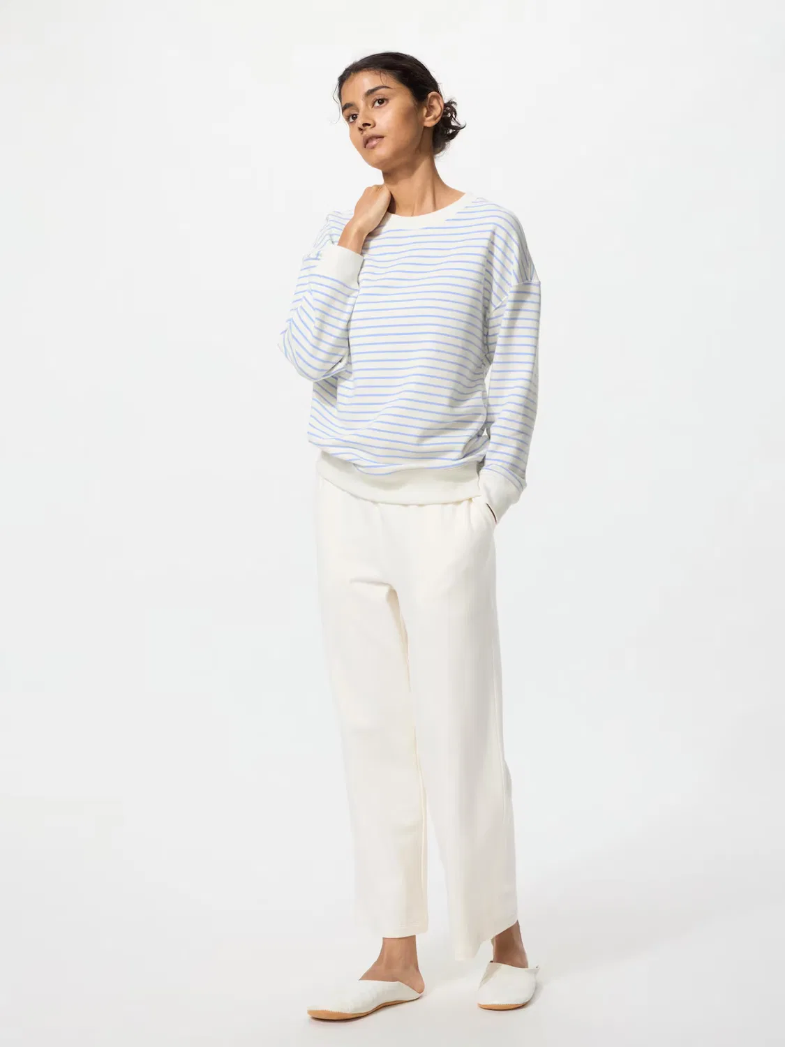Комплект Uniqlo, эластичный, темно-синий — фото 2
