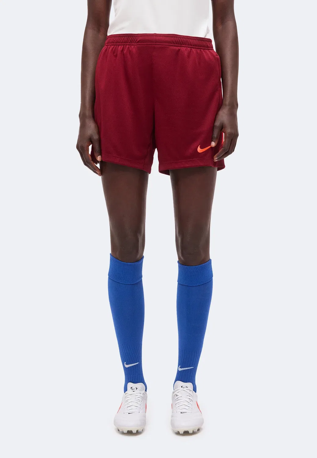 Женские футбольные шорты - спортивные шорты Nike Performance, Team Red/Bright Crimson