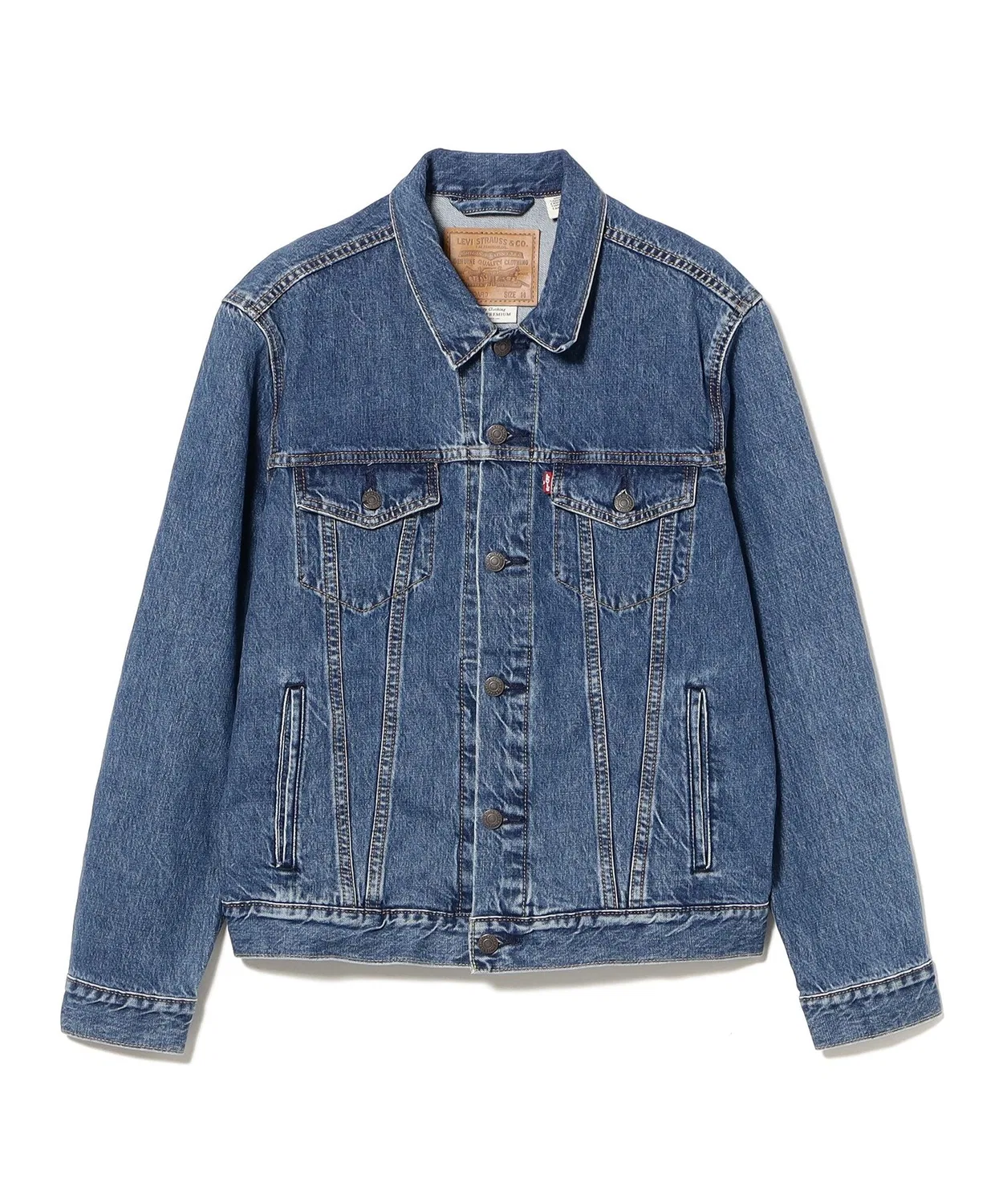 Мужская джинсовая куртка-трактор с пуговицами Levi's, Blue