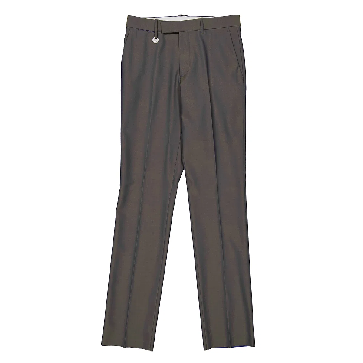 Брюки классические из шерсти Tailored Wool Trousers Burberry, Blue Multi-Color — фото 4