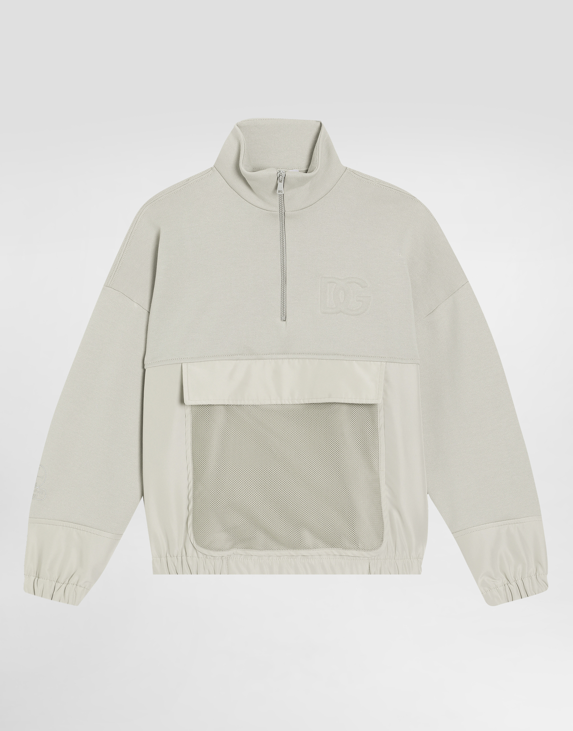 

Толстовка на молнии с тисненными инициалами DG Dolce&Gabbana, мультиколор