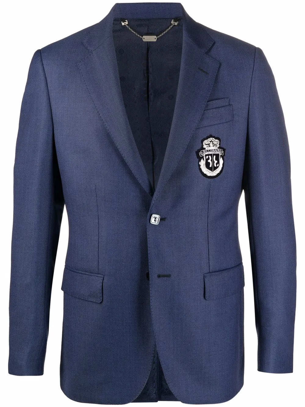 

Пиджак Super Slim с вышивкой Billionaire, синий