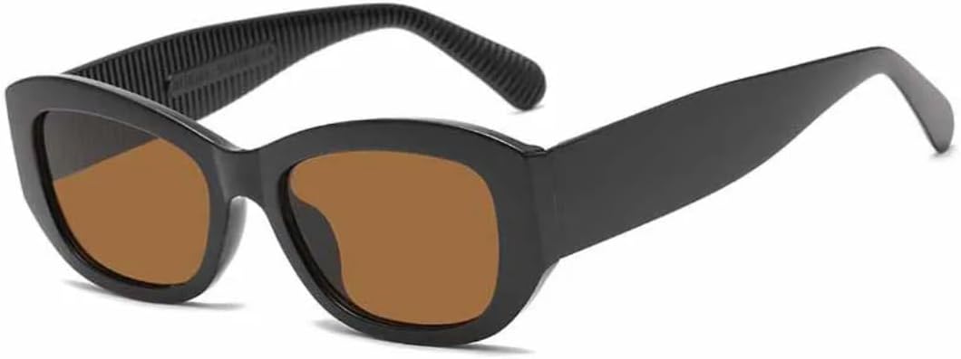 

Солнцезащитные очки с защитой UV400 | Цветные линзы "кошачий глаз" черного цвета | Для женщин и мужчин, для занятий спортом на открытом воздухе и вождения DSVIGF, Black Brown