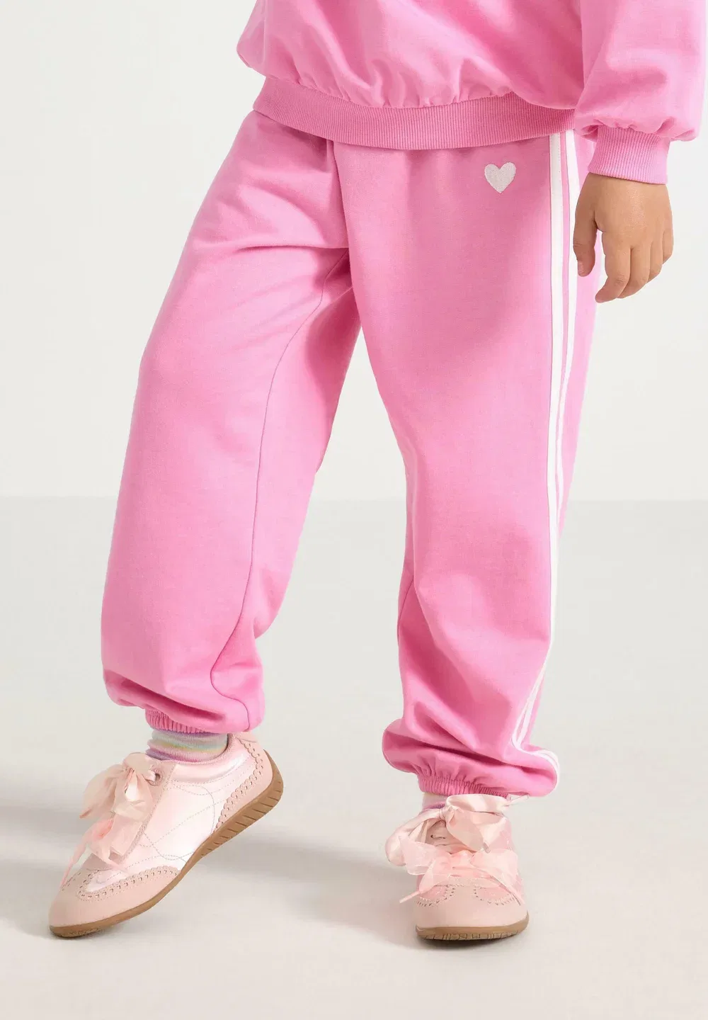 Спортивные штаны с начесом внутри Lindex, Pink — фото 2