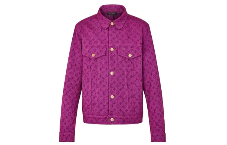 Мужская джинсовая куртка LOUIS VUITTON, Purple