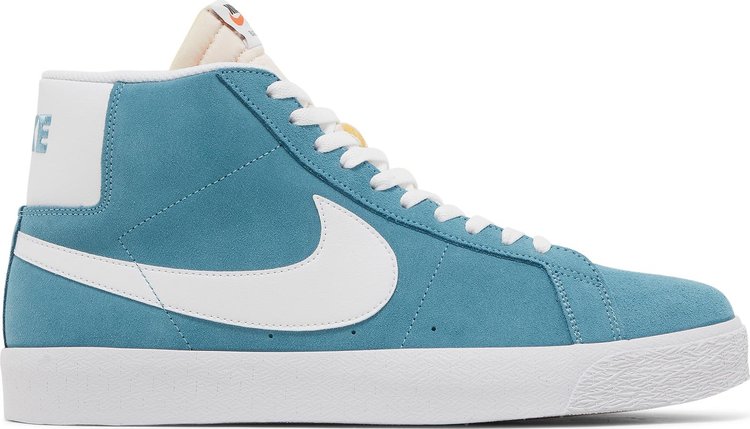 Кроссовки Nike Zoom Blazer Mid SB 'Cerulean', синий - фото