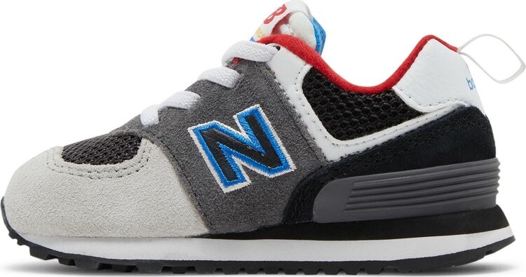 Кроссовки New Balance 574 Bungee Toddler 'Magnet Serene Blue', серый — фото 4