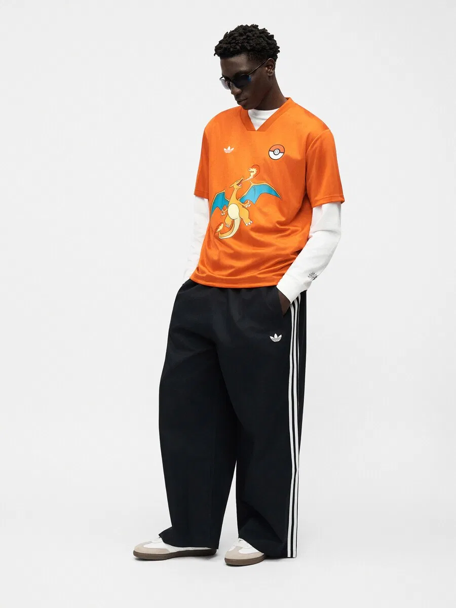 Брюки ADIDAS ORIGINALS свободного кроя, черные — фото 3