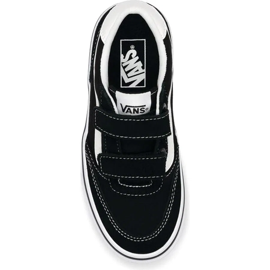 Кроссовки с липучкой Brooklyn LS V Vans, Черно-белый — фото 2