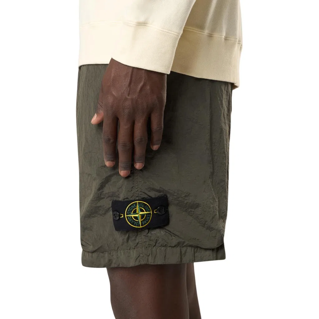 Мужские шорты STONE ISLAND, Army Green — фото 4