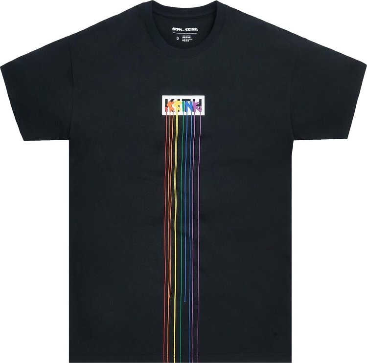 

Футболка Kith x Krink Tee 'Black', черный