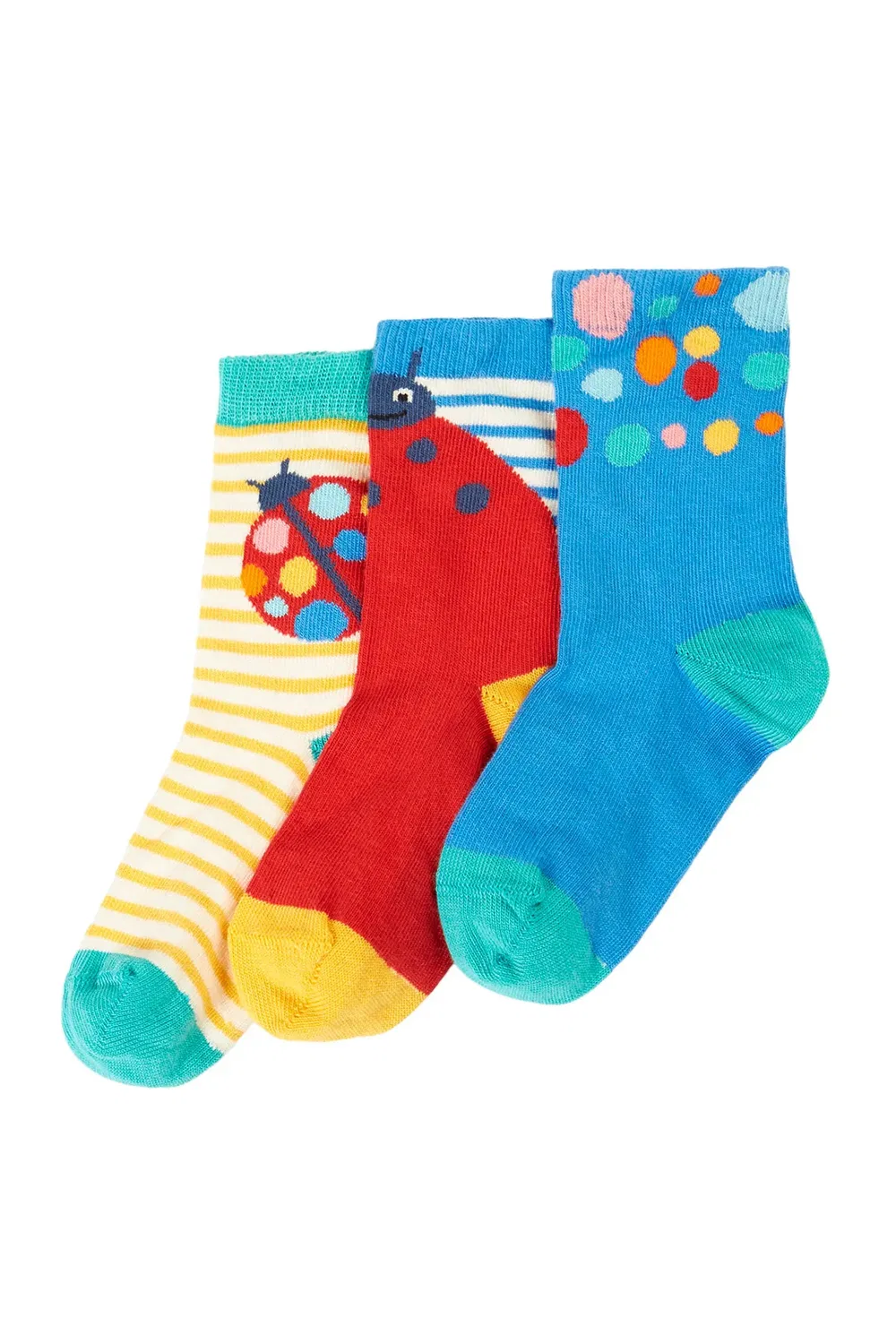 Детские носки 3 пары Frugi, Multi