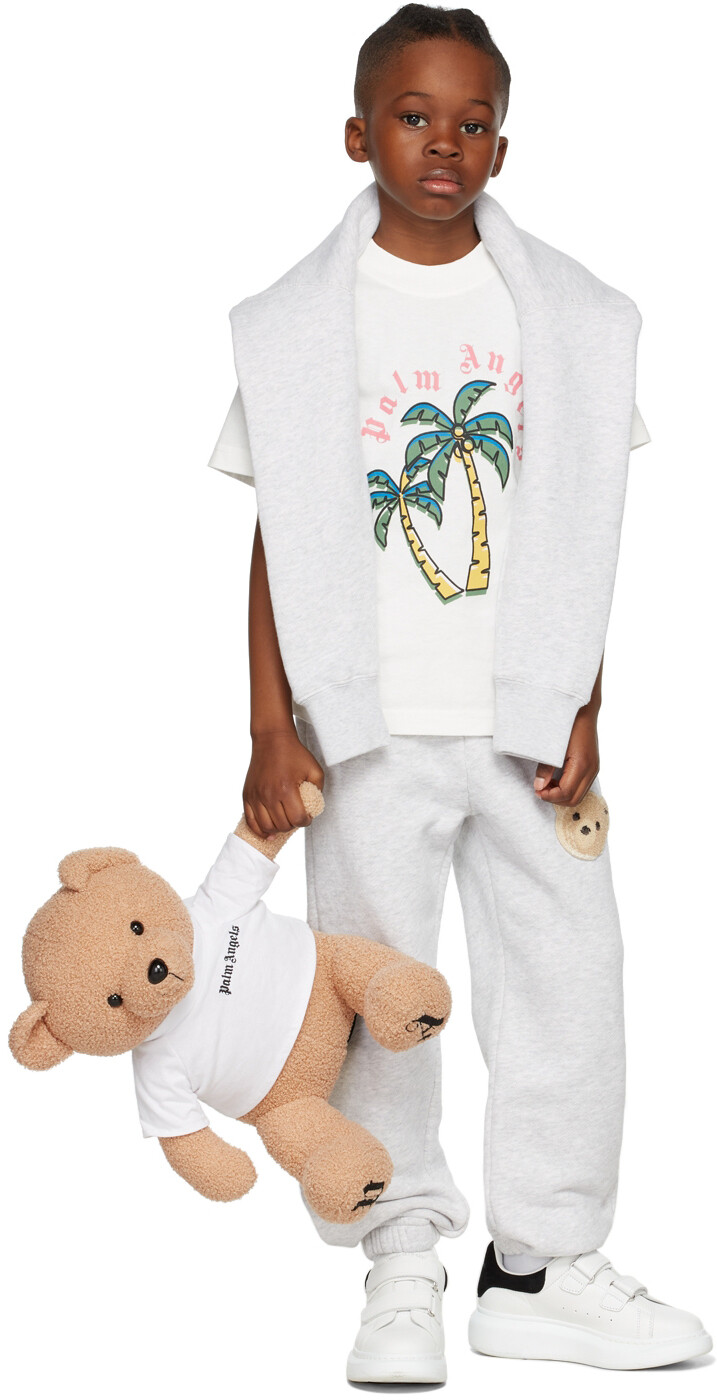 

Детские серые брюки Bear Lounge Palm Angels, Серый, Детские серые брюки Bear Lounge Palm Angels