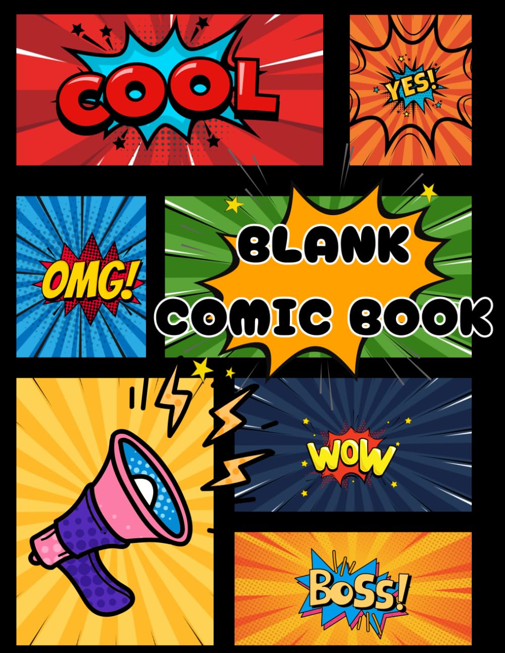 

Inkspire: A Blank Comic Book for Future Legends: Unleash Your Inner Hero - 110 Epic Comic Templates + Bonus Stan Lee Quote to Fire Up Young Creators (Independently published)
