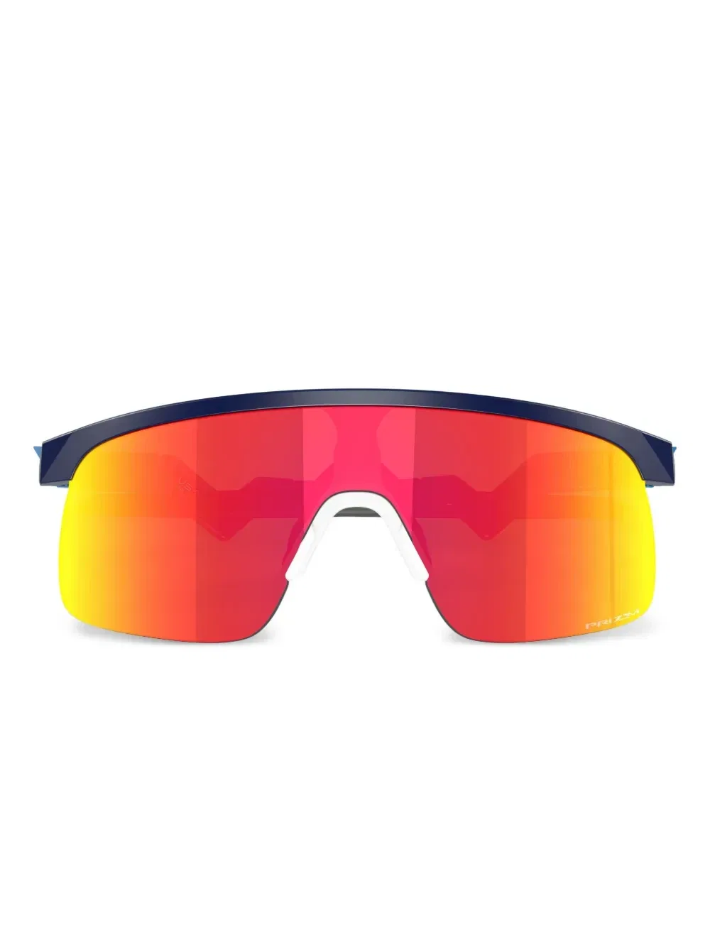 Солнцезащитные очки-маска Oakley, синий — фото 3