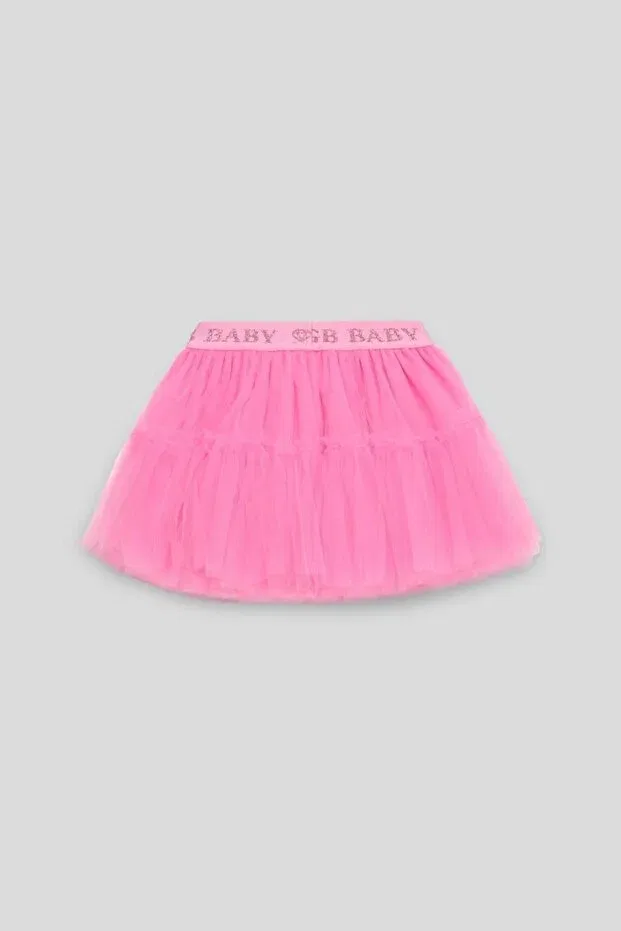 Детская юбка для девочек хлопковая Gb Baby, Pink — фото 3