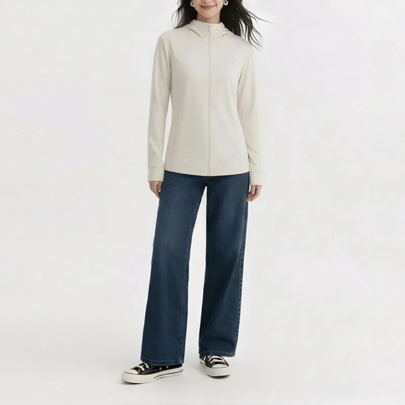 Женская куртка с капюшоном цвета Ecru, Adidas — фото 4