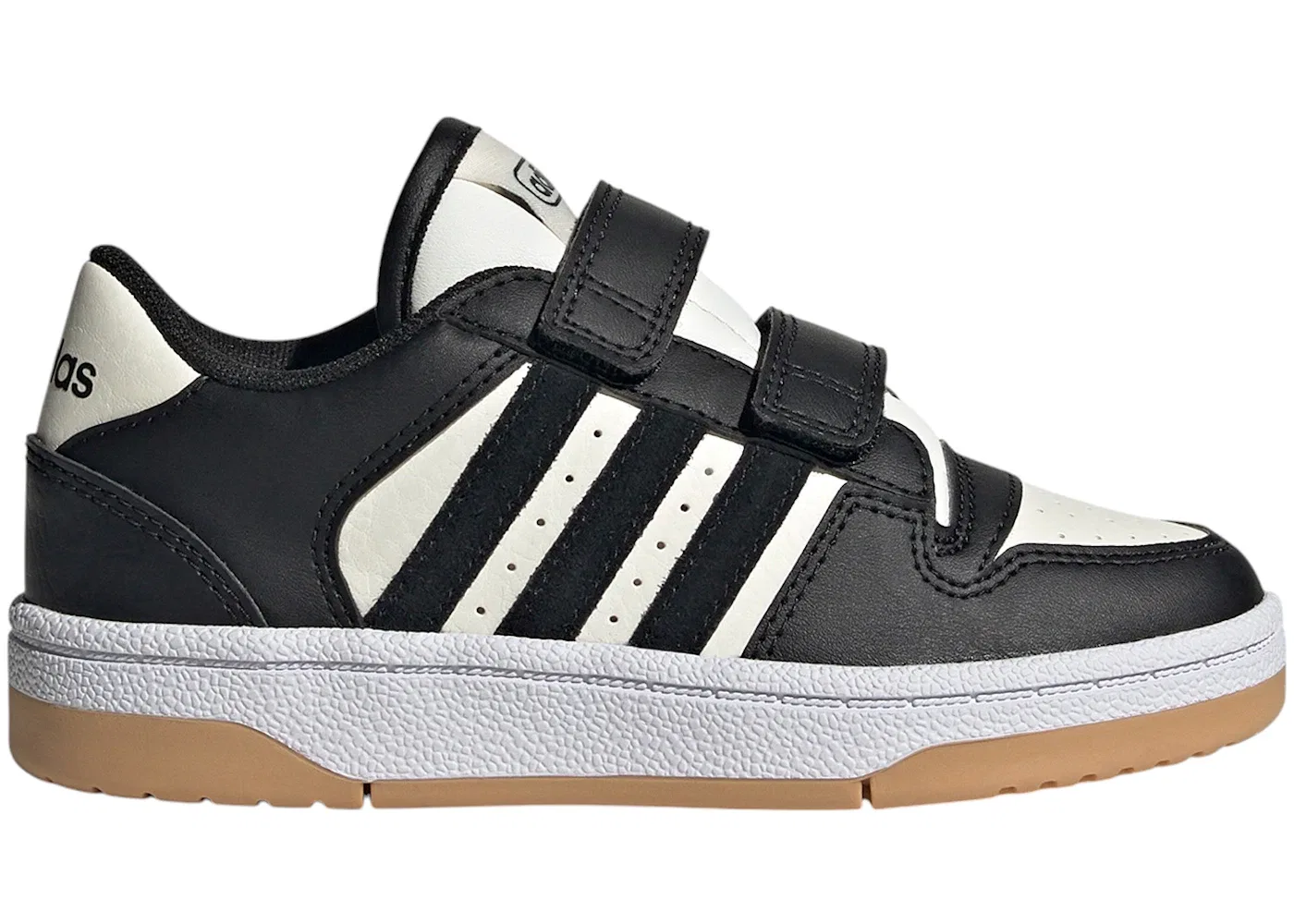 Детские кроссовки для мальчиков с закрытой пяткой Adidas Break Start Adidas, Core Black/Core Black/Cloud White