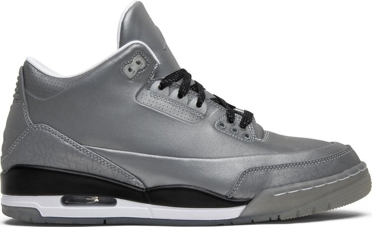 

Кроссовки Air Jordan 3 5Lab3 Reflective Silver, серебряный, Серый, Кроссовки Air Jordan 3 5Lab3 Reflective Silver, серебряный