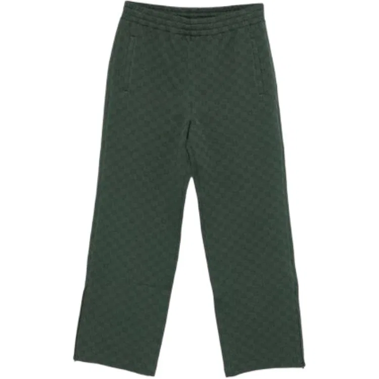 Мужские спортивные штаны из трикотажа Green GUCCI