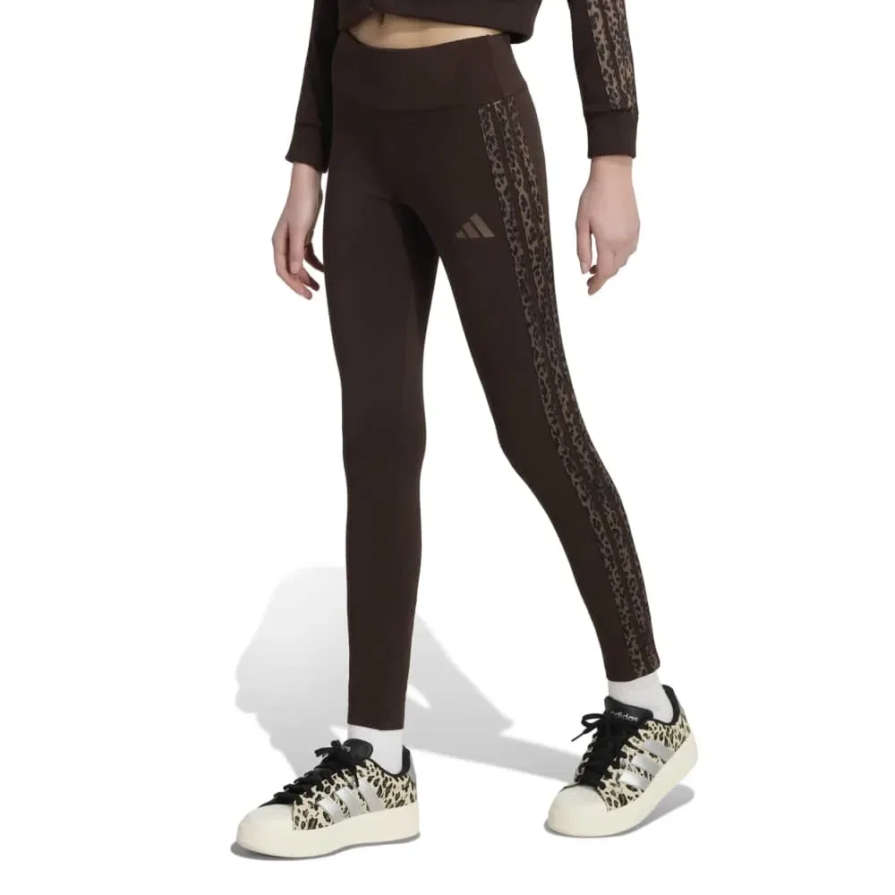 Детские леггинсы с принтом Animal Adidas, Brown