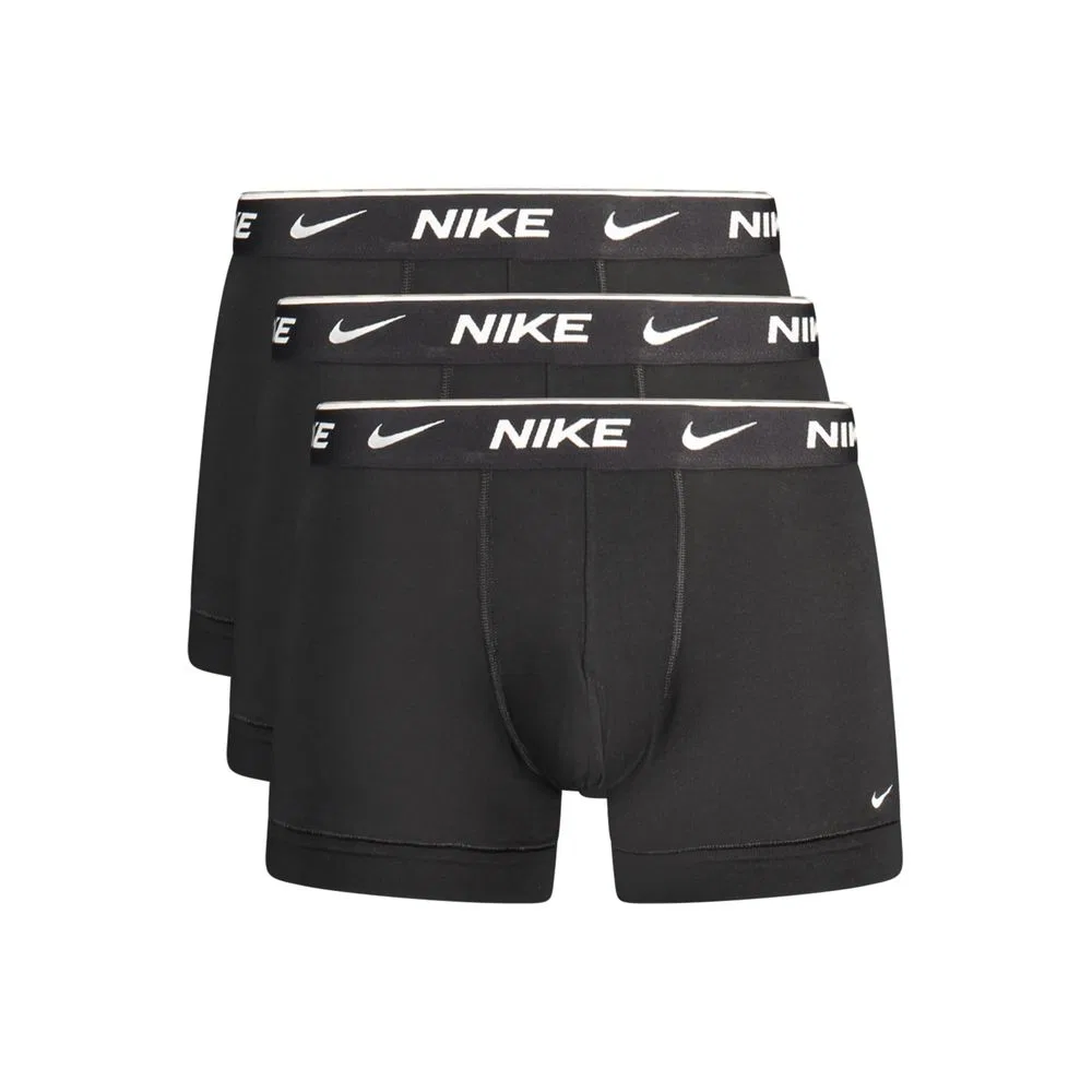 Мужские трусы-боксеры хлопковые комплект из 3 штук Nike, Black