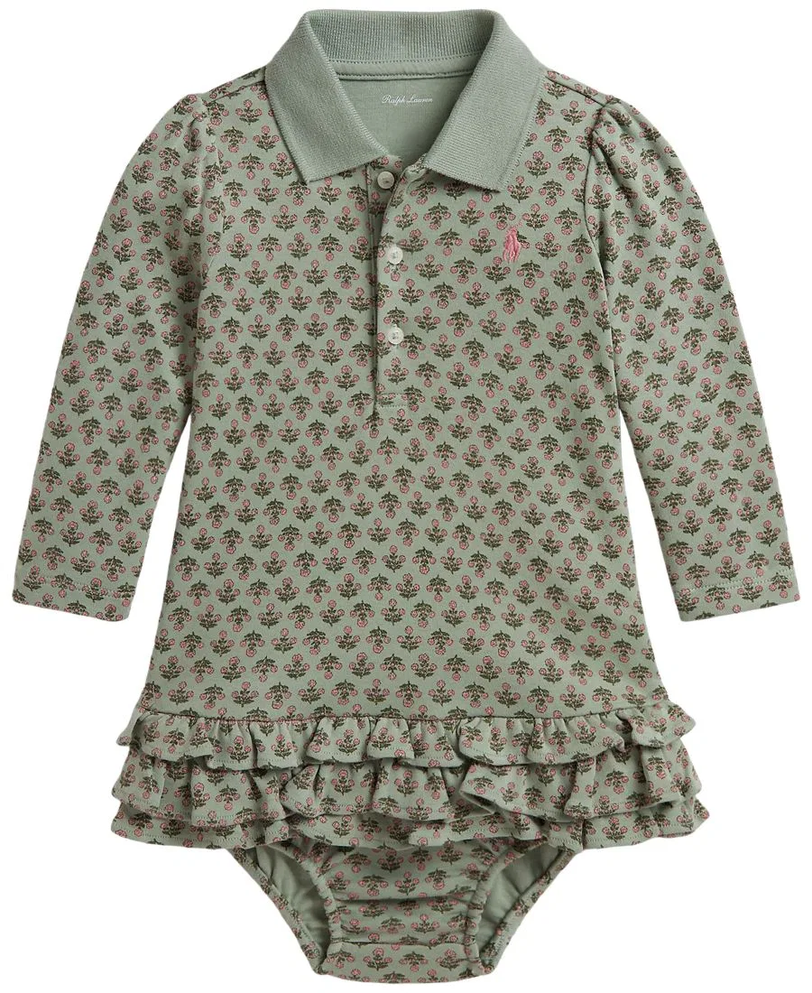 Платье-поло с воланами, с кукольным платьем Polo Ralph Lauren, Rosemund Garden