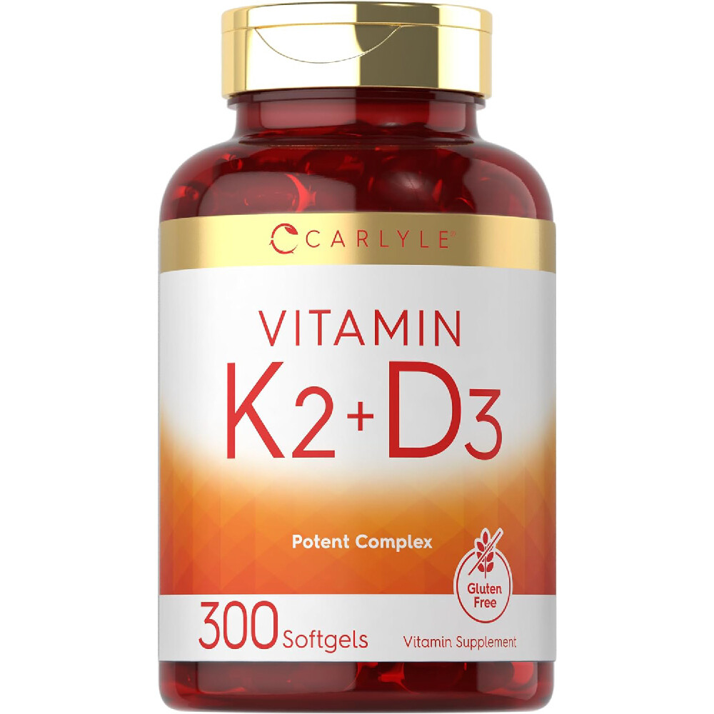 

Витамин D3+K2 Carlyle, 300 мягких капсул
