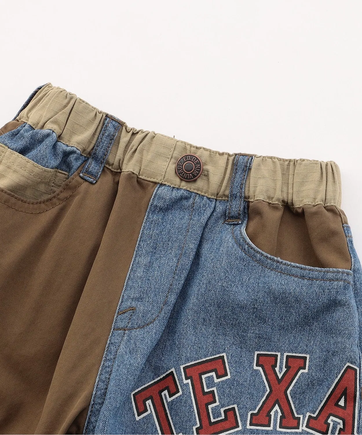 Детские шорты с принтом Craft Half Pants F.O.KIDS, Brown — фото 4