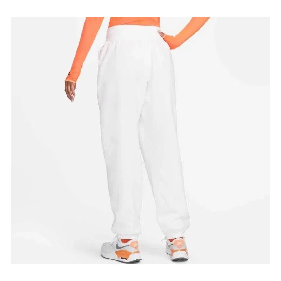 Женские спортивные брюки с завышенной талией Oversized Phoenix Fleece Nike, Белый — фото 2