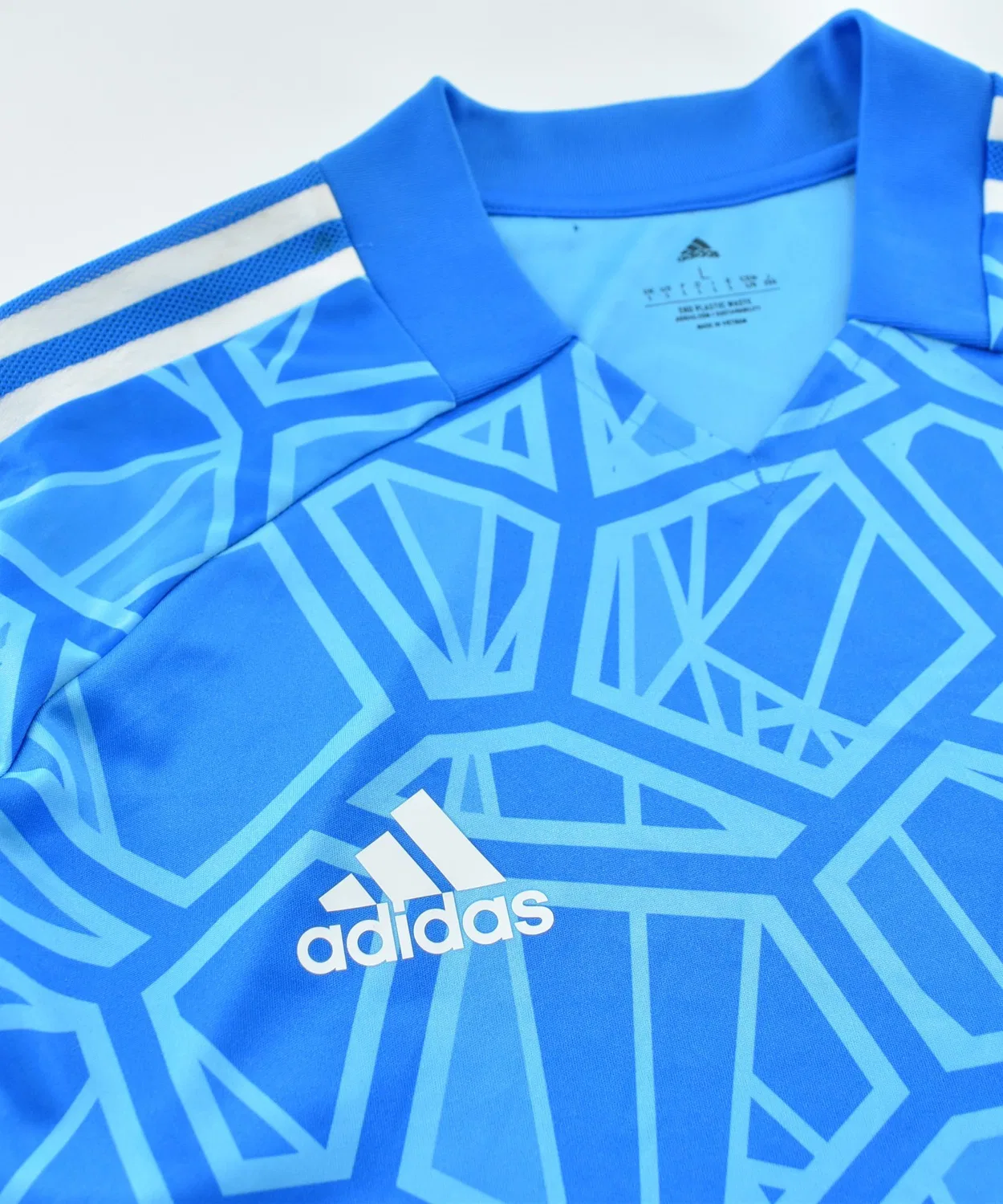 Мужская футболка с V-образным вырезом Real Salt Lake Adidas, Blue — фото 3