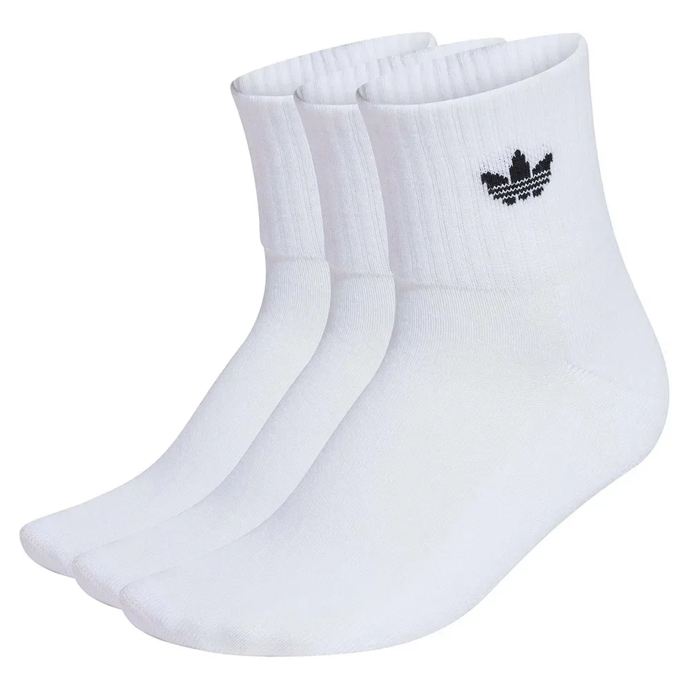 Носки средней высоты 3 пары Adidas Originals, белый