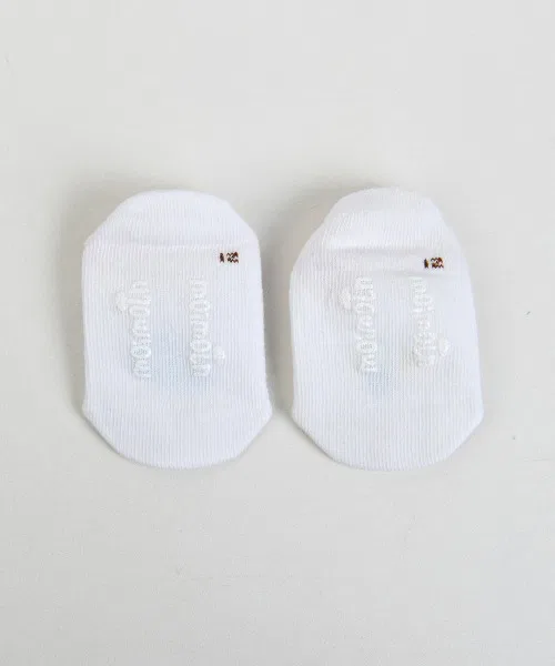 Детские носки-слипоны с морским принтом, модель Marine Motif Sneaker Socks, moimoln, Ivory — фото 3