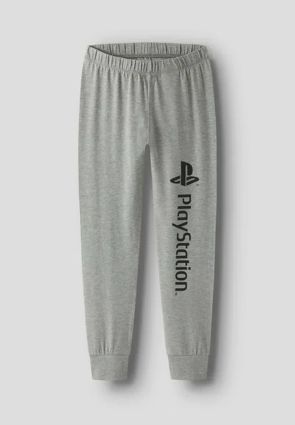 Пижамный комплект с принтом Playstation Name It, серый меланж — фото 4