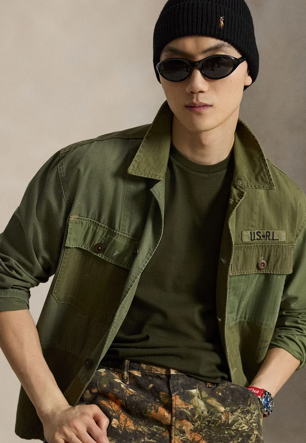 Футболка с коротким рукавом - базовая модель Polo Ralph Lauren, Company Olive — фото 4