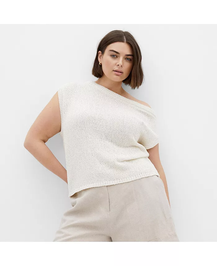 

Топ Lia Plus Size CITY CHIC, коричневый/бежевый