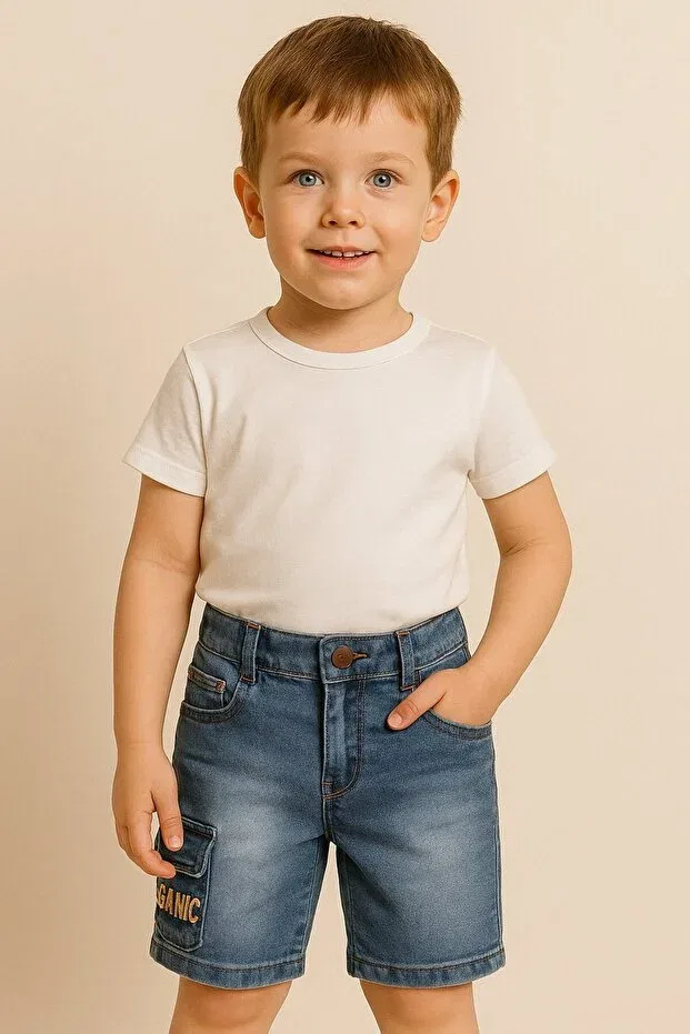 Детские шорты для девочек джинсовые Bermuda Jaju Baby, Blue